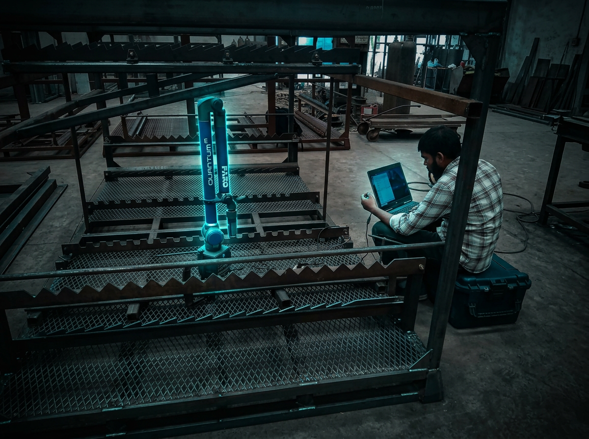 Precision engineering fixtures on assembly line